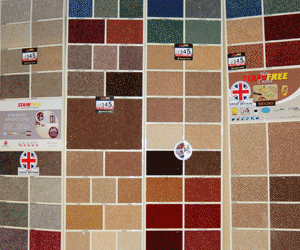 Sample of carpets